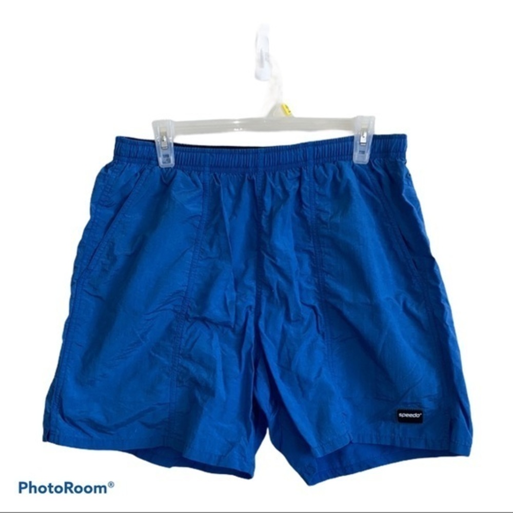 Speedo men’s large blue swim trunks‎